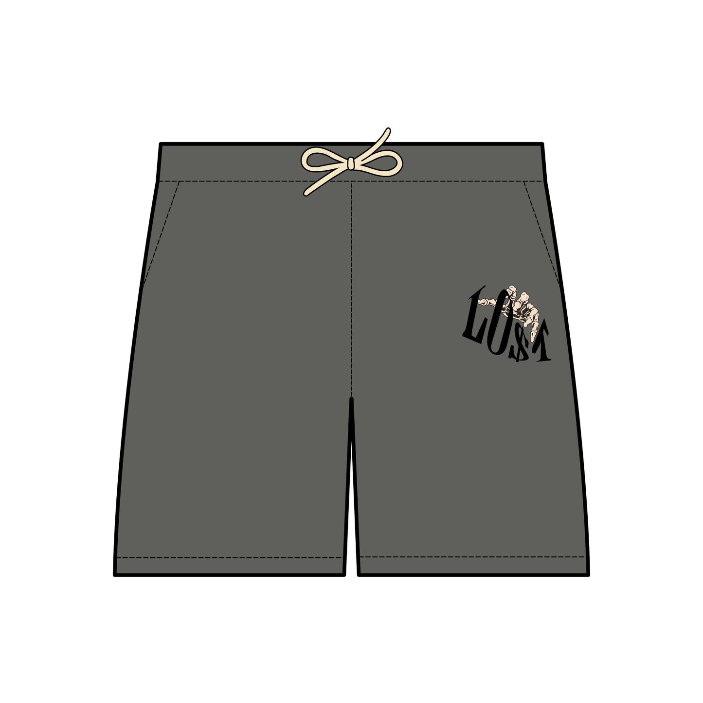 “LO$T” SHORTS